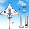 imageJOYIN Spaceship Kite Easy to Fly for Kids and Adults with 2625 ft String Large Beach Kite for Outdoor Games and Activities