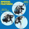 imageJOYIN Toddler Truck Toys for 3 4 5 6 7 Year Old Boys  Police Car Toy Set Emergency Vehicle Playset Friction Powered Car with Lights and Sounds Christmas Birthday Gifts for Boys Girls Age 39Police Vehicle Playset
