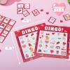 imageJOYIN Valentines Day Bingo Game Cards 5x5  28 Players for Kids Party Gift School Classroom Love Supplies Family Entertainment Activities