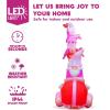 imageJoiedomi 6 FT Valentines Day Inflatable Stacking Gnomes with LED Lights Valentine Blow Up Romantic Holiday Decor for Wedding Propose Indoor Yard Decor Party Supplies