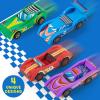 imageKlever Kits 4 DIY Wooden Race CarsBuild ampamp Paint Your Own Wood Craft Kit 4 Race Cars Toy Easy to Assemble Arts Crafts Kit Birthday Party Presents for Kids Boys and Girls