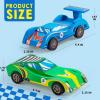 imageKlever Kits 4 DIY Wooden Race CarsBuild ampamp Paint Your Own Wood Craft Kit 4 Race Cars Toy Easy to Assemble Arts Crafts Kit Birthday Party Presents for Kids Boys and Girls