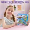 imageKlever Kits 4PCS Window Art Suncatcher Kits Fun Gem Painting Kits Diamond Art and Crafts for Boys Girls Great Crafts Gift for Kids Birthdays Christmas Ages 6Ocean