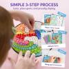 imageKlever Kits 4PCS Window Art Suncatcher Kits Fun Gem Painting Kits Diamond Art and Crafts for Boys Girls Great Crafts Gift for Kids Birthdays Christmas Ages 6Ocean