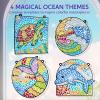imageKlever Kits 4PCS Window Art Suncatcher Kits Fun Gem Painting Kits Diamond Art and Crafts for Boys Girls Great Crafts Gift for Kids Birthdays Christmas Ages 6Ocean