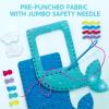imageKlever Kits 7 Sewing Projects My First Kids Sewing Kit Easy DIY Arts and Crafts for Girls Craft Kits Birthday Gifts for Kids Aged 6 Unicorn and Mermaid Pillow