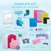 imageKlever Kits 7 Sewing Projects My First Kids Sewing Kit Easy DIY Arts and Crafts for Girls Craft Kits Birthday Gifts for Kids Aged 6 Unicorn and Mermaid Pillow