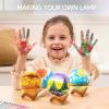 imageKlever Kits DIY 3D Moon Night Light Paint Your Own Moon Lamp Kit Galaxy Lamp Arts and Crafts Kit School Activities Birthday Gifts for Kids Girls BoysMoon