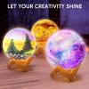 imageKlever Kits DIY 3D Moon Night Light Paint Your Own Moon Lamp Kit Galaxy Lamp Arts and Crafts Kit School Activities Birthday Gifts for Kids Girls BoysMoon