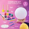 imageKlever Kits DIY 3D Moon Night Light Paint Your Own Moon Lamp Kit Galaxy Lamp Arts and Crafts Kit School Activities Birthday Gifts for Kids Girls BoysMoon