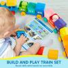 imageLearning Toy for Toddlers 1 2 3 Years Old Counting Matching ampamp Sorting Montessori Learning Farm Train Including 9 Farm Animals and 1 Farmer Easter Christmas Birthday Gift for Baby Boys Girls
