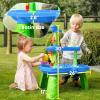 imagePlayAct Water Table for Toddlers 3Tier Water Sand Table Outdoor Play Toys for Kids Ages 2 3 4 Includes 18 PCS Accessories Ideal for Summer Beach Backyard Activities 26quot x 17quot x 30quot
