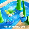 imagePlayAct Water Table for Toddlers 3Tier Water Sand Table Outdoor Play Toys for Kids Ages 2 3 4 Includes 18 PCS Accessories Ideal for Summer Beach Backyard Activities 26quot x 17quot x 30quot