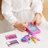 imagePretend Toddler Play Phone Learning Toy Phone SetKeyfob Key Toy and Credit Cards Set Kids Cellphone Girls Boys Birthday Gifts for 1 2 3 Year OldBaby Blue Kids Presents Gift for ChristmasMulticolor Pink