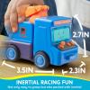 imageSYNCFUN 4 Pack Toy Cars for Toddler Push ampamp Go Transforming Robot Toy Cars Construction Vehicles Set for Boys Girls Birthday Party Favor Gifts for Kids