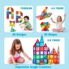 imageSYNCFUN 66PCS Magnetic Building Tiles Toys for Toddler 2D ampamp 3D Magnet Tiles Durable and Creative STEM Building Toys for Kids Aged 35 48 Educational Gift66PCS