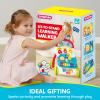 imageSYNCFUN Baby Learning Walker 2 in 1 Sit to Stand Learning Toys Baby Toys 612 Months Educational Present for 1 Year Old Push Walker Gift with Wheels for Infant Boys Girls
