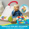 imageSYNCFUN Baby Learning Walker 2 in 1 Sit to Stand Learning Toys Baby Toys 612 Months Educational Present for 1 Year Old Push Walker Gift with Wheels for Infant Boys Girls
