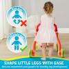 imageSYNCFUN Baby Learning Walker 2 in 1 Sit to Stand Learning Toys Baby Toys 612 Months Educational Present for 1 Year Old Push Walker Gift with Wheels for Infant Boys Girls