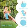 imageTURFEE Heavy Duty Swing Seat Green Color with 66 Chain Swing Set Accessories Replacement with Snap Hooks for Kids Outdoor Play PlaygroundBlue 2