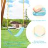 imageTURFEE Heavy Duty Swing Seat Green Color with 66 Chain Swing Set Accessories Replacement with Snap Hooks for Kids Outdoor Play PlaygroundBlue 2
