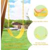 imageTURFEE Heavy Duty Swing Seat Green Color with 66 Chain Swing Set Accessories Replacement with Snap Hooks for Kids Outdoor Play PlaygroundYellow