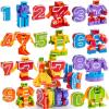 imageJOYIN 10 Pcs Number Bots Educational Toys Number Bots Action Figure Learning Toys Christmas Birthday Gifts for Kids Boys Girls 3 4 5 6 Years Old