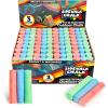 imageJOYIN 108 PCS Sidewalk Chalk Set in 36 Count 3 Assorted Colors NonToxic Jumbo Washable Driveway Chalk for Outdoor Art Play Great Gift Toys for Kids Classroom
