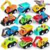 imageJOYIN 12Piece Mini Construction Car Set Plastic Unisex NonRiding Toy Vehicle Perfect for Imaginative Play and Parties
