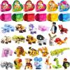 imageJOYIN 24 Packs Valentines Animal Building Blocks with Hearts Party Favors for Kids Valentine Classroom Prize Classroom Gift Exchange School Rewards