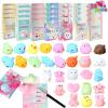 imageJOYIN 28 Packs Valentine Mochi Squishy Toys with Party Favor Bag for Kids Classroom Gift Exchange Valentine Party School Prizes Kawaii Stress Relief Toys