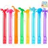 imageJOYIN 32 Pack Mini Bubble Wands 8 Colors Circle Party Favors for Kids Goodie Bag Stuffers Treasure Box Toys Classroom Prizes for Boys GirlsDinosaur Shape