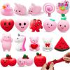 imageJOYIN 36 Packs Mochi Squishy Toys Stress Relief Fidget Toys Kawaii Mochi Squeezes for Kids Party Favors Classroom Gift Exchange and School Rewards
