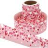imageJOYIN 525ft Valentines Day Heart Borders Decorations Red Pink White Heart Straight Border Trim for Classroom Decoration Valentine Party Decor Party Favor Red Pink White