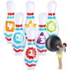 imageJOYIN Giant Inflatable Bowling Set for Kids and Adults Christmas Birthday Party Games Kids Education Motor Skills ToysEducational Bowling