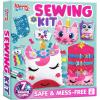 imageKlever Kits 7 Sewing Projects My First Kids Sewing Kit Easy DIY Arts and Crafts for Girls Craft Kits Birthday Gifts for Kids Aged 6 Unicorn and Mermaid Pillow