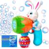 imageSloosh Light Up Easter Bubble Gun for Toddler Bunny Easter Toys for Kids Ages 38 Rabbit Bubble Machine Gun with 6 Refill Solution for Party Easter Gifts Easter Basket StuffersEaster Blue