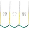 imageTURFEE 3 Pack Green Swing Seats Heavy Duty with 66quot Chain Swing Set Accessories Replacement with Snap Hooks for Kids Outdoor Play Playground Trees Backyard Limit 300lbSwing set