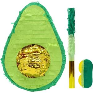 imageDinosaur Pinata with Plastic Bat and Paper Blindfold155H X 105W X 3D Cinco De Mayo Party Dinosaur Animal Theme Parties Decorations Indoor or Outdoor fiestaAvocado