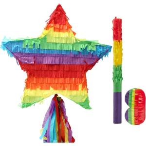 imageDinosaur Pinata with Plastic Bat and Paper Blindfold155H X 105W X 3D Cinco De Mayo Party Dinosaur Animal Theme Parties Decorations Indoor or Outdoor fiestaStar