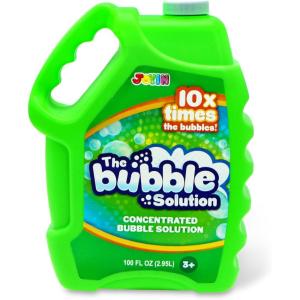 imageJOYIN 100 Oz Concentrated Bubble Solution up to 8 Gallon for Large Party in Summer Celebrations Party Favor Bubble Summer Toy Classroom Prizes Easter OrangeGreen
