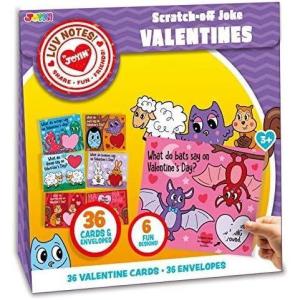 imageJOYIN 36 Pack Valentines Day Cards ScratchOff Valentine Jokes Cards for Kids Valentines Greeting Cards Valentine Classroom Exchange Party Favors