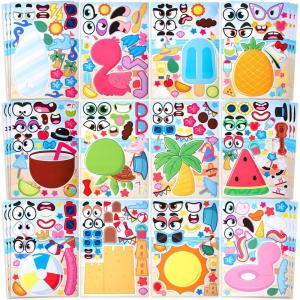 imageJOYIN 36 Sheets 9quotx6quot Make a face Stickers for Kids Make Your Own Animal Stickers with Unicorn Dinosaur Sea and Safari Animals Crafts Birthday Party Favors Goodie Bags Classroom ActivitiesSummer