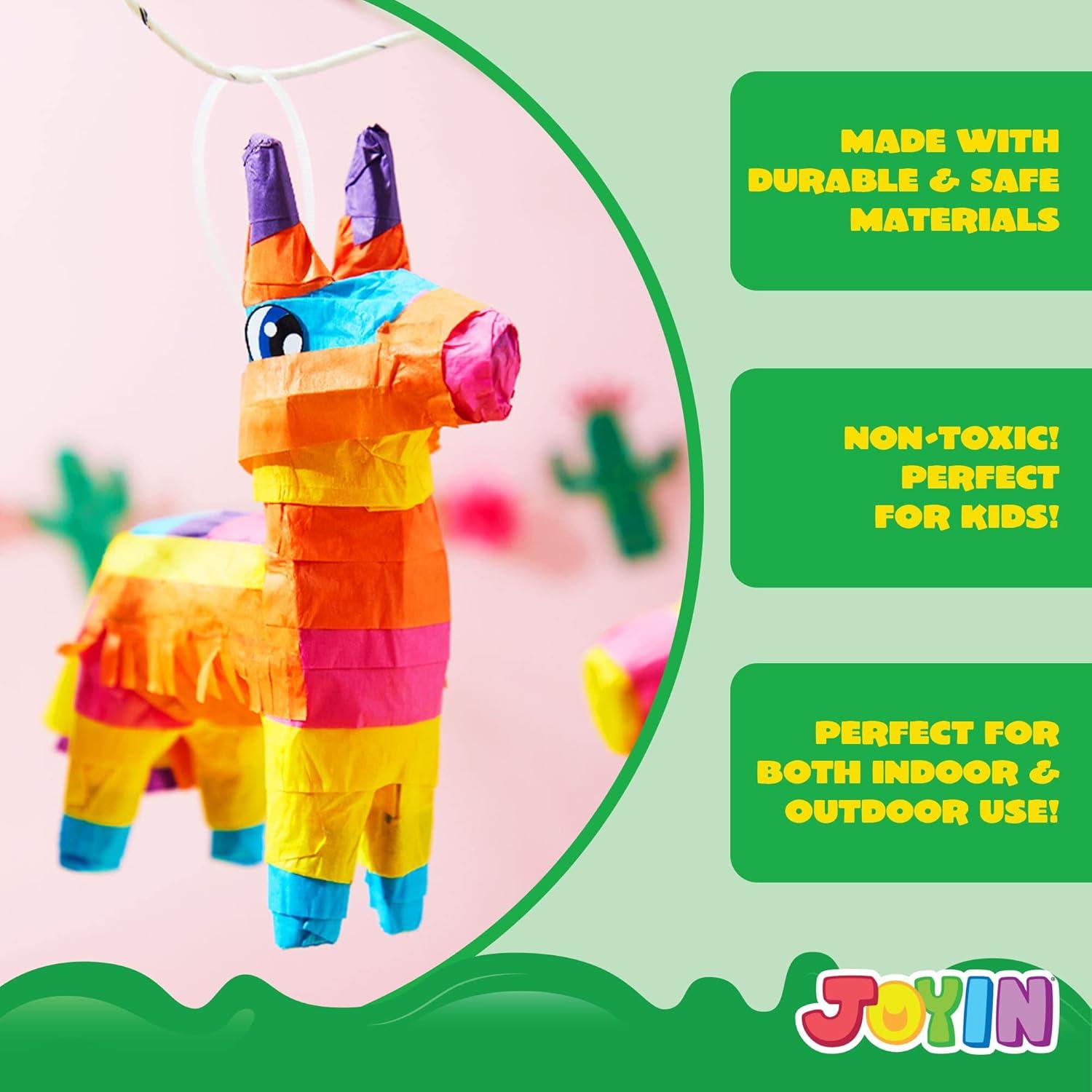 image3 pcs Mini Donkey Pinatas 7quotx55quot Cinco De Mayo Rainbow Color for Fun Fiesta Taco Party Supplies Luau Event Photo Props Mexican Theme Decoration Carnivals Festivals Taco Tuesday Event