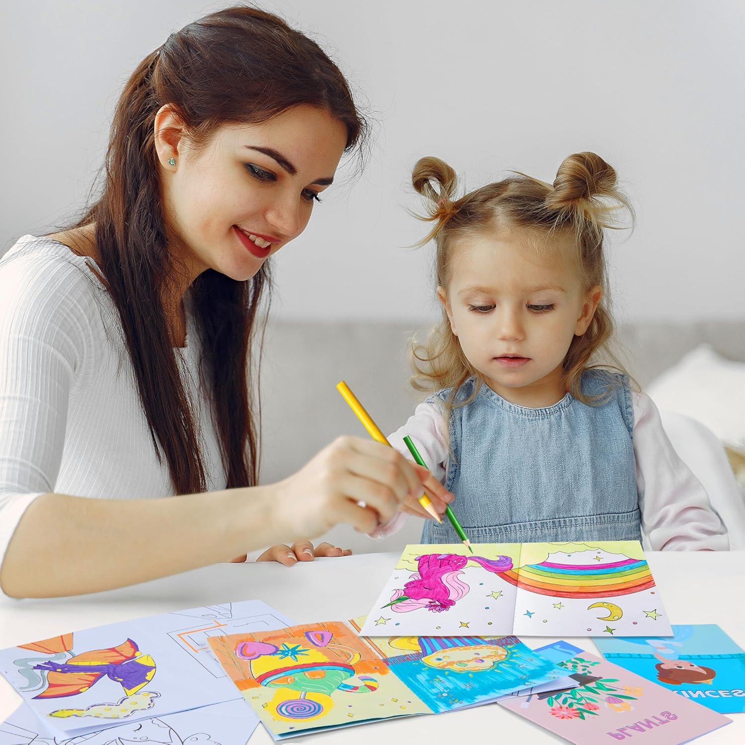 imageJOYIN 24Pcs Coloring Books for Kids Ages 48 Bulk Mini Coloring Book for Party Favors Goodie Bags Stuffers for Kids  Birthday Party Gifts  Classroom Travel Activity  Stocking StuffersMixed