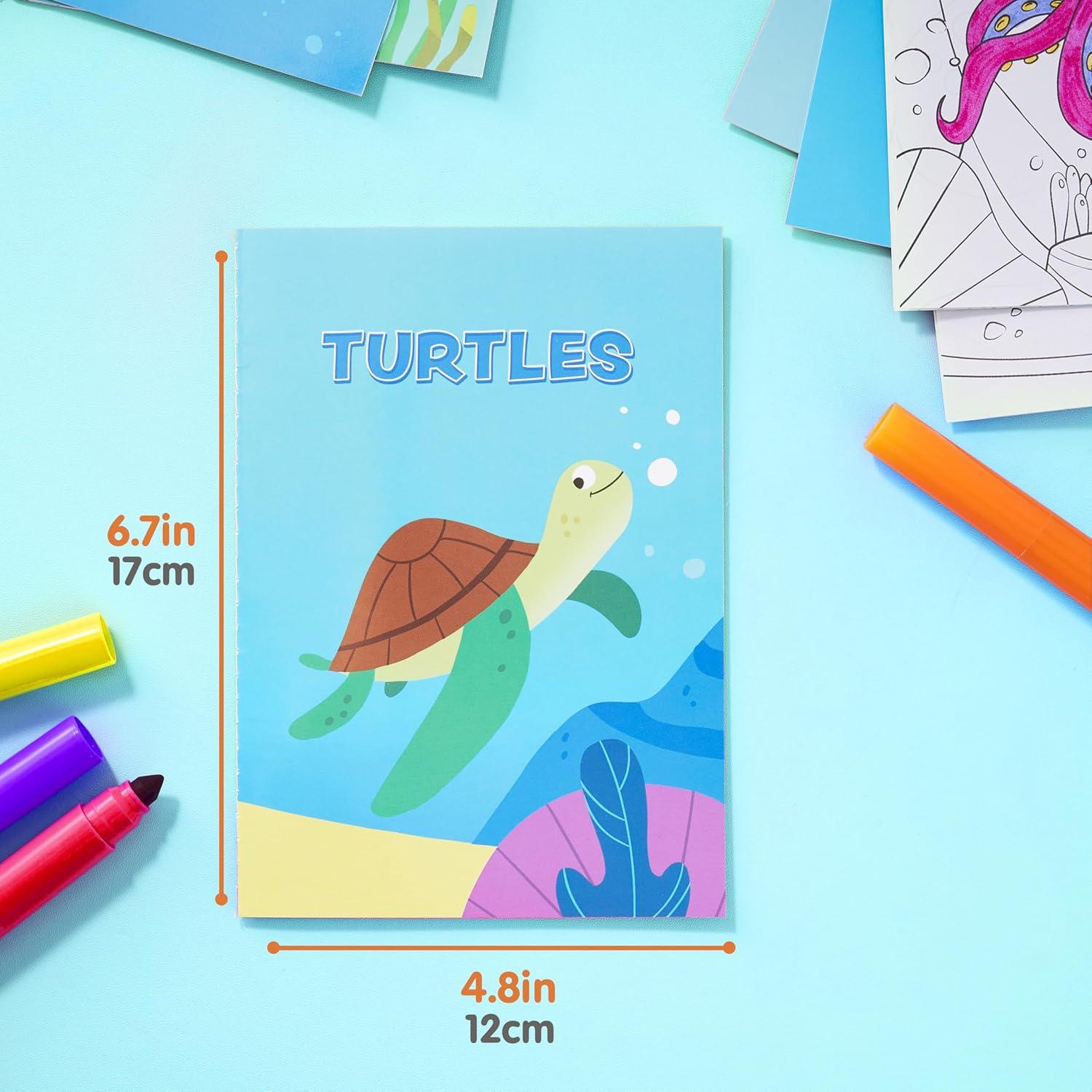imageJOYIN 24Pcs Coloring Books for Kids Ages 48 Bulk Mini Coloring Book for Party Favors Goodie Bags Stuffers for Kids  Birthday Party Gifts  Classroom Travel Activity  Stocking StuffersSea