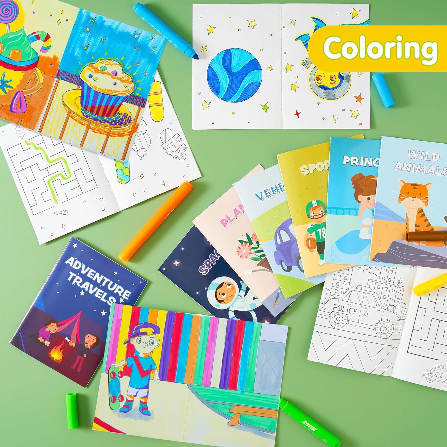 imageJOYIN 24Pcs Coloring Books for Kids Ages 48 Bulk Mini Coloring Book for Party Favors Goodie Bags Stuffers for Kids  Birthday Party Gifts  Classroom Travel Activity  Stocking StuffersMixed