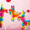 image3 pcs Mini Donkey Pinatas 7quotx55quot Cinco De Mayo Rainbow Color for Fun Fiesta Taco Party Supplies Luau Event Photo Props Mexican Theme Decoration Carnivals Festivals Taco Tuesday Event