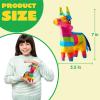 image3 pcs Mini Donkey Pinatas 7quotx55quot Cinco De Mayo Rainbow Color for Fun Fiesta Taco Party Supplies Luau Event Photo Props Mexican Theme Decoration Carnivals Festivals Taco Tuesday Event