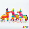 image3 pcs Mini Donkey Pinatas 7quotx55quot Cinco De Mayo Rainbow Color for Fun Fiesta Taco Party Supplies Luau Event Photo Props Mexican Theme Decoration Carnivals Festivals Taco Tuesday Event